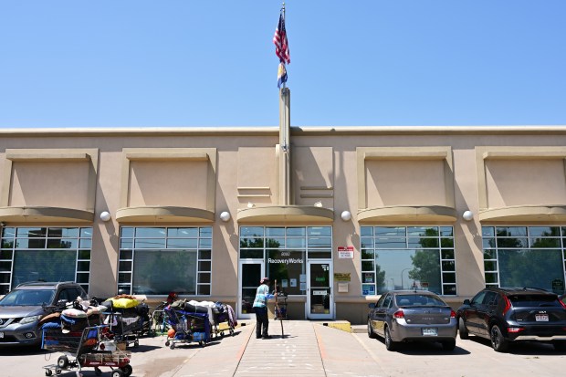 The RecoveryWorks homeless drop-in center in Lakewood on Thursday, Aug. 1, 2024. (Photo by Hyoung Chang/The Denver Post)